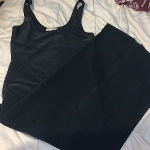 BLACK MIDI DRESS ‼️